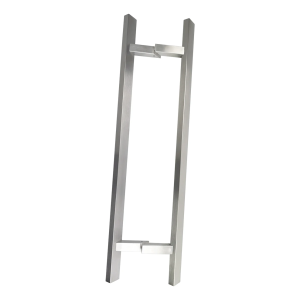 Stoßgriff doppelseitig rechteckig 45° 20x40x1200 mm AISI 304 universal satiniert