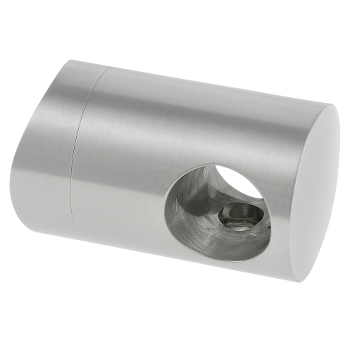 Durchgangshalter für Stab/Rohr ø 12 mm, System für Rohr 42,4 mm, AISI 304 Satin 000-290 (1)