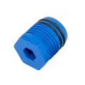 Dichtstopfen für Dichtheitsprüfung für Rohre 32 mm blau 000-102 (2)