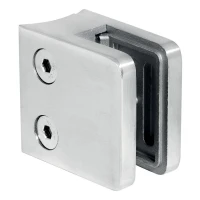 Glashalter 45x45x26 mm Glas 8-10,76 mm AISI 304 System 48,3 mm Satin