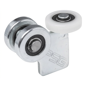 3-Rollen-Laufwagen für Schiebetore für Profil 50x50 2 Stahlrollen + 1 Kunststoffrolle