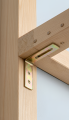 Winkelverbinder mit Regulierung KR 1 75x65x20x3,0 galvanisch verzinkt gold 000-345 (2)