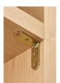 Montagewinkel KW 3 50x50x17x2,0 Feuerverzinkt gold 000-348 (2)