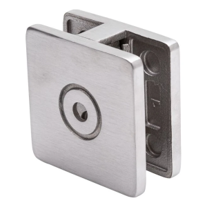 Glashalter 8-10 mm 60x60x28 mm AISI 304 flaches System Satin