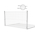 3D-Zaunpanele 1230x2500 mm Draht 4 mm 51 Drähte Graphit RAL 7016 (50 Stk.) 000-486 (1)