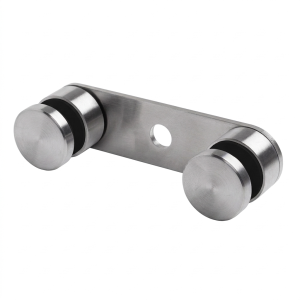 Glashalter für Glas 8-21,52mm doppelt ø 30/M8 L=150mm AISI304 universal satiniert
