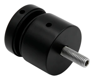 Punkthalter Rotula für Glas ø 50mm Gewinde M10 System flach schwarz