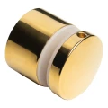 Punkthalter für Glas 10,38-17,52mm Ø 50/30/m10x40 AISI304 flaches System gold 000-565 (1)