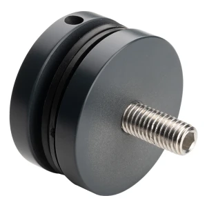 Punktbefestigung Glas 8-17,52mm Ø 50/8/M10x50 AISI304 flaches System anthrazit