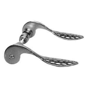 Postal – geschmiedeter verzinkter Türgriff H155×L85 mm Komplett-Set