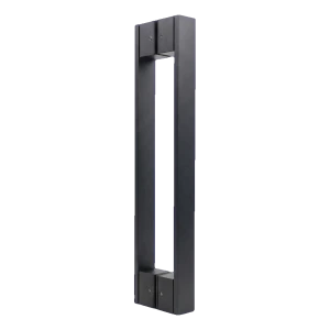 PSG Doppelgriff rechteckig 90° Stahl schwarz 40×493 mm – universell für Türen