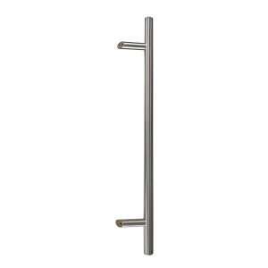 Türgriff einseitig rund ø32 × 1200 mm – Edelstahl AISI 304, satiniert, Montage 45°