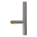 Türgriff einseitig rund ø32 × 1200 mm – Edelstahl AISI 304, satiniert, Montage 45° 000-719 (2)