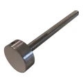 Türgriff einseitig rund ø32 × 1200 mm – Edelstahl AISI 304, satiniert, Montage 45° 000-719 (3)