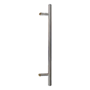Türgriff einseitig rund 32×800 mm – Edelstahl AISI 304, satiniert, Befestigung 45°