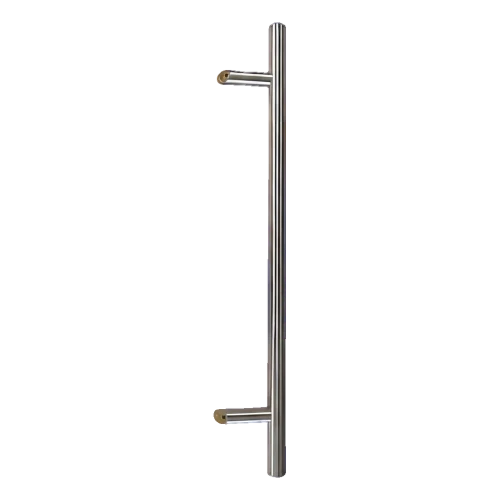 Türgriff einseitig rund 32×800 mm – Edelstahl AISI 304, satiniert, Befestigung 45° 000-723 (1)