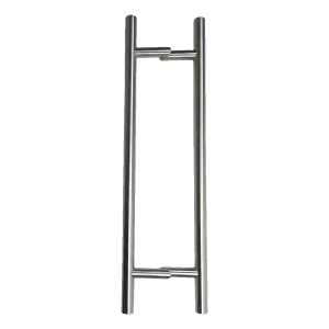 PSG Türgriff beidseitig rund 45° Edelstahl AISI 304 satiniert 32×1200 mm