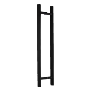 PINOX Türgriff doppelseitig rechteckig schwarz 20×40×1000 mm AISI 304