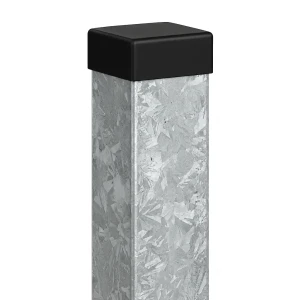 Zaunpfosten 80x80x2 mm. Länge 2 m verzinkt