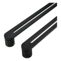 PSG Türgriff zweiseitig rechteckig 90° Stahl schwarz 40×450 mm 000-768 (4)