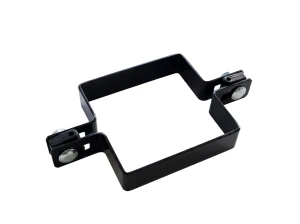 Zwischenschelle für Zaunanlagen 100x100 mm schwarz