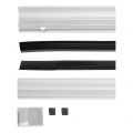 Kozza KB5000 – kompletter französischer Aluminiumbalkon H1100 mm, Glas 16–17,52 mm, matte Eloxierung 000-851 (6)