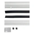 Kozza KB5000 – kompletter französischer Aluminiumbalkon H1100 mm, flaches System, matte Eloxierung 000-850 (6)