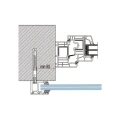 Kozza KB5000 – kompletter französischer Aluminiumbalkon H1100 mm, flaches System, matte Eloxierung 000-850 (7)