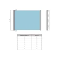 Kozza KB5000 – kompletter französischer Aluminiumbalkon H1100 mm, flaches System, matte Eloxierung 000-850 (9)