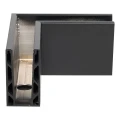 Kozza KE 100 – U-Profil Innenecke 90° für Vollglas-Balustrade, dunkelgrau 000-855 (3)
