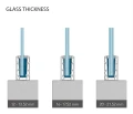 Kozza KE 100 – U-Profil für Vollglas-Geländer 5000 mm schwarz, Befestigung von oben 000-861 (4)