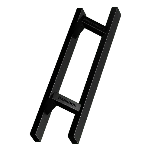 PINOX Türgriff doppelseitig rechteckig 40×20 mm schwarz satiniert 500 mm 000-735 (1)