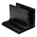 Kozza KE 105 – Aluminium-L-Profil für Vollglasgeländer 5000 mm schwarz 000-872 (2)
