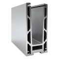 Kozza KF 1000 – Aluminium-U-Profil für Ganzglas-Geländer 5000 mm mit Entwässerung 000-878 (1)