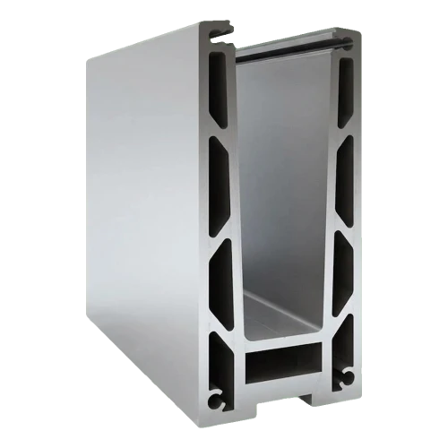 Kozza KF 1000 – Aluminium-U-Profil für Ganzglas-Geländer 5000 mm mit Entwässerung 000-878 (1)