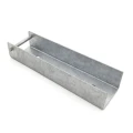 U-Profil Verbinder Halter für Sockelplatte 200x55 Verzinkt GPV-700-24 (2)
