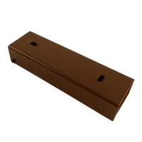 C-Profil Verbinder Halterung für Sockelplatte 200x55 braun