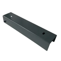 C-Profil Verbinder Halterung für Sockelmauer 250x50 anthrazit grau