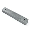 U-Profil Verbinder Halter für Sockelplatte 300x55 Verzinkt GPV-700-49 (1)