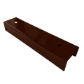 U-Profil Verbinder Halter für Sockelplatte 250x55 Braun GPV-700-45 (1)