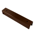 U-Profil Verbinder Halter für Sockelplatte 300x55 Braun GPV-700-50 (1)