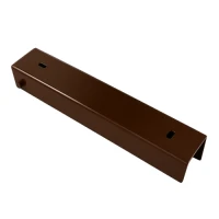 C-Profil Verbinder Halterung für Sockelwand 300x55 braun