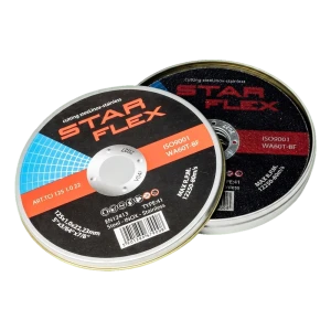 Starflex – Trennscheiben-Set für Stahl und Inox 125×1,0 mm (10 Stk.)