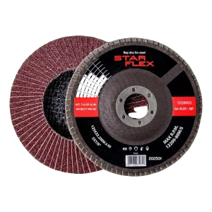 Star Flex Lamellenscheibe konisch T29 125 mm für Stahl – Körnung 60