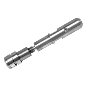 PSG Endhalter für Seil fi 6 mm – Seilsystem Geländer, Rohr 42,4 mm, AISI 304 satiniert