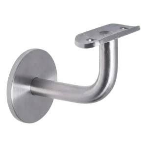 PSG Wandhalterung für Handlauf ø42,4 mm – Edelstahl AISI 304, Rosette ø60 mm