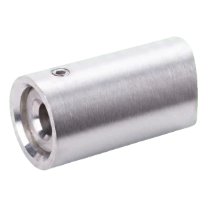 Axiale Wandbefestigung für Handlauf ⌀ 42,4 mm – Edelstahl AISI 304 satiniert