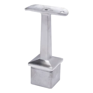 Postal – Handlaufstütze für Balustrade Ø42,4 mm auf Pfosten 40x40x2 mm, Edelstahl AISI 304 satiniert