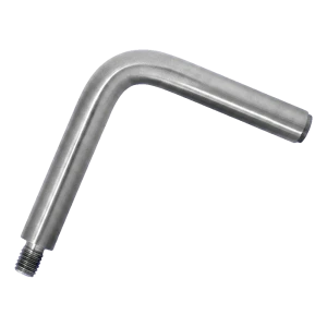Handlaufstütze 90° ø 12 mm 75×75 mm – Edelstahl AISI 304 satiniert