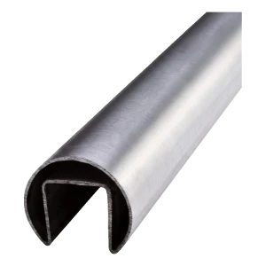 PSG Glashandlauf fi 42,4 mm satiniert – Rohr AISI 304, Länge 5000 mm